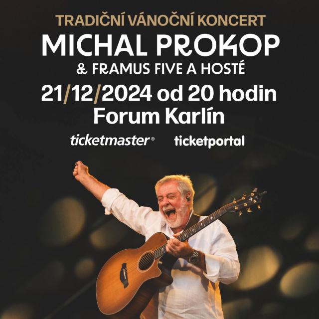 Další Vánoce v Karlíně: Michal Prokop připravuje tradiční vánoční koncert ve Foru Karlín, na kterém zazní písně z připravované desky